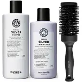 Maria Nila Curl Definition & Styling Essentials Co-Wash 350 Ml, Masque 250 ml & Blowout Brush