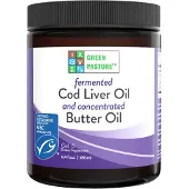 Green Pasture Fermentoitu kalanmaksaöljy ja tiivistetty voiöljysekoitus, Geeli - 188 ml