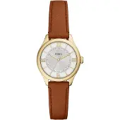 Fossil Analoginen kello 'GILMORE' konjakki / kulta / musta / hopea