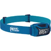 Petzl Actik, Taskulamppu otsanauhalla, Sininen, Painikkeet, Akkutaso, IPX4, LED (E063AB01)