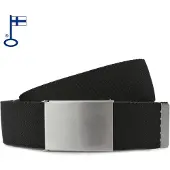 Veniz 40 mm musta joustocanvasvyö