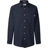 Pepe Jeans for man. PM3090838 Creed navy shirt (L), Casual, Cotton, Long sleeve