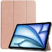 SKALO iPad Air 11 (2025) Trifold Kotelo - Ruusukulta