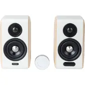 Edifier S880DB MKII -aktiivikaiuttimet, Bluetooth 5.3, valkoinen/puu