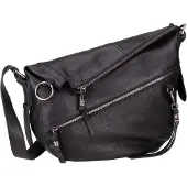 Fredsbruder My Forever Friend Crossbody-laukku Nahka 31 cm Musta