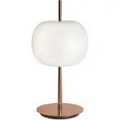 Kdln Design-pöytävalaisin KUSHI, himmennettävä, Kupari, Olohuone/ruokailutila, Lasi, Design