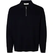 Selected Teller Relaxed Fit Puolivetskari-pusero