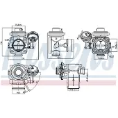 Nissens EGR-venttiili - VW - Lt-serie