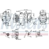 Nissens Kompressori, ilmastointilaite 890550