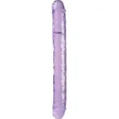 Realrock Aidonkaltainen Tupladildo 34 cm - Purple