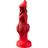 Creature Cocks Fire Hound Silikonidildo 22 cm - Punainen - M