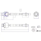 FEBI BILSTEIN Raidetangon pää, suora 185894