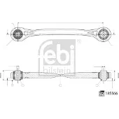 FEBI BILSTEIN 185566 - Tukivarsi, pyöräntuenta