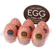 Tenga Egg Hard Boiled II Masturbaattorisetti 6 kpl - White
