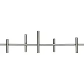 House Doctor Maxi kynttilänjalka 80 cm Antiikkimäinen hopea