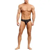 Male Power - Scandal Lace Micro Thong Pinch Back
