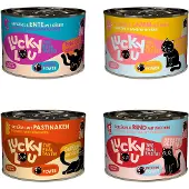 Lucky Lou Ekonomipakkaus: 24x200g Lifestage Adult Tasty-Mix märkäruokaa kissoille