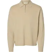 Selected Homme Teller Relaxed Fit Puolivetskari-pusero