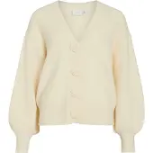 Vila Viradia L/S Rose Cardigan - Cream - XL