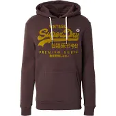 Superdry for man. M2014024A Relaxed Tonal brown sweatshirt (XL), Casual, Cotton