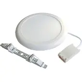 Hera Led FR 65/205, himmennettävä, Alumiini/harmaa/sinkki, Olohuone/ruokailutila, Synteettinen materiaali, Moderni, kattoplafondi