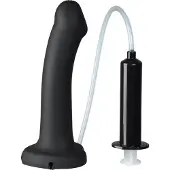 Strap-On-Me Squirting Dildo Cum Black Large