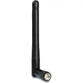 DeLOCK – WLAN 802.11 ac/a/b/g/n Antenna SMA plug 2 dBi omnidirectional with tilt joint black (89437)