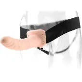 Fetish Fantasy Hollow Strap-on 20 cm - Nude