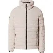 Superdry for man. M5011757A Fuji print quilted jacket grey (L), Casual, Recycled Polister, Sustainable