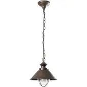 Faro Nautica-riippuvalaisin antiikkinen, 34,5 cm NAUTICA-1G, Ruskea/ruoste, Metalli