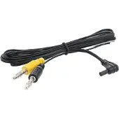 E-Stim Tens ja 4 mm Kaapeli - Black
