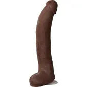 Doc Johnson Signature Cocks Brickzilla UltraSkyn Dildo 33 cm - Brown