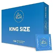 Love Match King Size - XXL-kondomi, 144 kpl, iso kondomi, esiliukastettu, lateksi