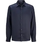 Jack & Jones Jprblamilo L/S Shirt Styd Aw24 - Navy - M
