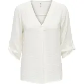 JDY Jdydivya Life 3/4 Top Wvn Noos - White - 42