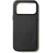 Mujjo Wallet Leather MagSafe, iPhone 17 Pro Max -lompakkokotelo, musta