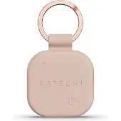 Satechi FindAll Vegan Leather Keychain w/ Apple Find My + Wireless Charging - Desert Rose
