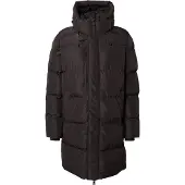 Superdry for man. M5011917A Sports quilted hooded jacket Sports black (S), Casual, Recycled Polister, Sustainable