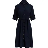 Ralph Lauren Triple Ggt-R-Ls Shirtdress - Navy - 36