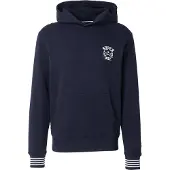 Superdry for man. M2014280A Athletic Club Hood green (M), Casual, Cotton, Long sleeve, Navy