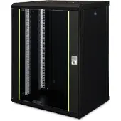 Digitus 16U WALL MOUNTING CABINET, UNIQUE 820X600X450 MM, COLOR BLACK (RAL 9005) (DN-19 16-U-SW)