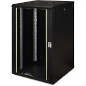Digitus 20U WALL MOUNTING CABINET, UNIQUE 998X600X600 MM, COLOR BLACK (RAL 9005) (DN-19 20U-6/6-SW)