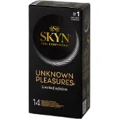 Manix Unknown Pleasures - Kondomilajitelma, 14 kpl, eri vaihteoehtoja, lateksiton, vegaaninen, suojavaruste, sukupuolitaudin ehkäisy