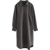 Lindex Dress Vega Midi - Grey - XS