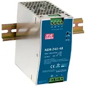 LevelOne 48V DC Industrial Power Supply, 240W, DIN-Rail, PoE Ready (POW-4851)