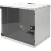 Digitus 9U WALL MOUNTING CABINET, SOHO, UNMOUNTED 460X540X400 MM, FULL GLASS FRONT DOOR, GREY (DN-19 09-U-S-1)