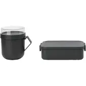 Brabantia Make & Take evässetti 2 osaa, tummanharmaa