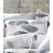Hobby Hall Premium-satiinityynyliina Tuy Grey 40x60 cm, Black