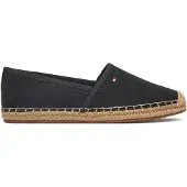 Tommy Hilfiger Flag Canvas Espadrille - Black - 37 x 37