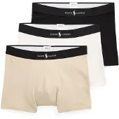 Ralph Lauren Bokserishortsit beige / musta / valkoinen